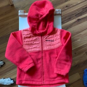 Adorable Columbia fleece jacket with hood